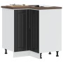 Mueble bajo esquinero de cocina Lucca madera ingeniería negra de , Armarios de cocina - Ref: Foro24-853748, Precio: 105,61 €,...