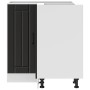 Mueble bajo esquinero de cocina Lucca madera ingeniería negra de , Armarios de cocina - Ref: Foro24-853748, Precio: 105,61 €,...