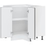 Mueble bajo esquinero de cocina Lucca madera ingeniería negra de , Armarios de cocina - Ref: Foro24-853748, Precio: 105,61 €,...