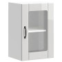 Armario pared para cocina puerta cristal Lucca blanco brillante de , Armarios de cocina - Ref: Foro24-853769, Precio: 65,49 €...