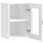 Armario pared para cocina puerta cristal Lucca blanco brillante de , Armarios de cocina - Ref: Foro24-853769, Precio: 65,49 €...