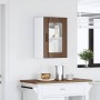 Armario de pared para cocina puerta cristal Lucca roble marrón de , Armarios de cocina - Ref: Foro24-853774, Precio: 58,96 €,...
