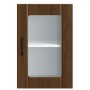 Armario de pared para cocina puerta cristal Lucca roble marrón de , Armarios de cocina - Ref: Foro24-853774, Precio: 58,96 €,...
