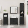 Juego de muebles de baño 3 pzas madera contrachapada negro de , Muebles de baño - Ref: Foro24-3300945, Precio: 221,08 €, Desc...