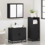 Juego de muebles de baño 3 pzas madera contrachapada negro de , Muebles de baño - Ref: Foro24-3300945, Precio: 221,08 €, Desc...