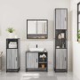 Set de muebles de baño 3 pzas madera contrachapada gris sonoma de , Muebles de baño - Ref: Foro24-3300998, Precio: 228,71 €, ...