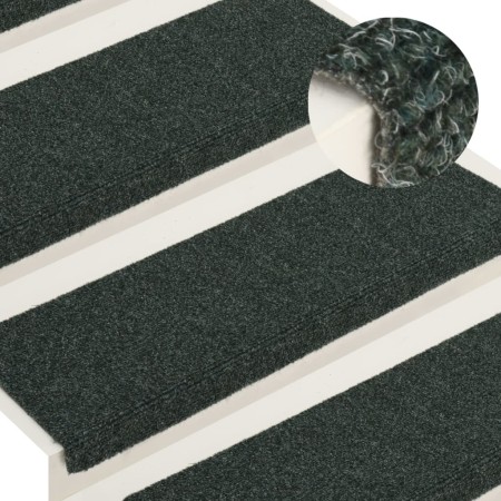 Alfombrilla de escaleras 15 uds tela punzonada marrón 65x21x4cm de vidaXL, Alfombrillas para escalones - Ref: Foro24-326192, ...