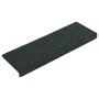 Alfombrilla de escaleras 15 uds tela punzonada marrón 65x21x4cm de vidaXL, Alfombrillas para escalones - Ref: Foro24-326192, ...