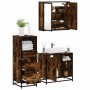 Set de muebles baño 3 pzas madera contrachapada roble ahumado de , Muebles de baño - Ref: Foro24-3301027, Precio: 236,89 €, D...