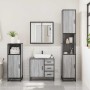Set de muebles de baño 3 pzas madera contrachapada gris sonoma de , Muebles de baño - Ref: Foro24-3300958, Precio: 248,01 €, ...