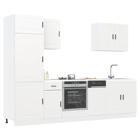 Mueble de cocina Kalmar blanco 7 piezas madera contrachapada de , Armarios de cocina - Ref: Foro24-3314781, Precio: 595,74 €,...