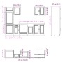 Mueble de cocina Kalmar blanco 7 piezas madera contrachapada de , Armarios de cocina - Ref: Foro24-3314781, Precio: 595,74 €,...