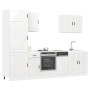 Mueble cocina Kalmar blanco de alto brillo 7 pzas de , Armarios de cocina - Ref: Foro24-3314783, Precio: 644,31 €, Descuento: %