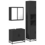 Juego de muebles de baño 3 pzas madera contrachapada negro de , Muebles de baño - Ref: Foro24-3301065, Precio: 290,57 €, Desc...