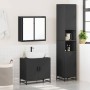 Juego de muebles de baño 3 pzas madera contrachapada negro de , Muebles de baño - Ref: Foro24-3301065, Precio: 290,57 €, Desc...