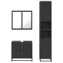 Juego de muebles de baño 3 pzas madera contrachapada negro de , Muebles de baño - Ref: Foro24-3301065, Precio: 290,57 €, Desc...