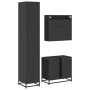 Juego de muebles de baño 3 pzas madera contrachapada negro de , Muebles de baño - Ref: Foro24-3301065, Precio: 290,57 €, Desc...