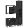 Juego de muebles de baño 3 pzas madera contrachapada negro de , Muebles de baño - Ref: Foro24-3301065, Precio: 290,57 €, Desc...