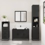 Juego de muebles de baño 3 pzas madera contrachapada negro de , Muebles de baño - Ref: Foro24-3301010, Precio: 253,83 €, Desc...