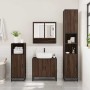 Set de muebles baño 3 pzas madera contrachapada roble marrón de , Muebles de baño - Ref: Foro24-3301099, Precio: 255,66 €, De...