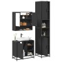 Juego de muebles de baño 3 pzas madera contrachapada negro de , Muebles de baño - Ref: Foro24-3301115, Precio: 300,58 €, Desc...