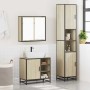 Set de muebles de baño 3 pzas madera contrachapada roble Sonoma de , Muebles de baño - Ref: Foro24-3301086, Precio: 294,31 €,...
