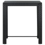 Muebles de bar jardín 5 pzas ratán PE reposabrazos negro de vidaXL, Conjuntos de jardín - Ref: Foro24-3064811, Precio: 392,38...