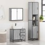 Set de muebles de baño 3 pzas madera contrachapada gris sonoma de , Muebles de baño - Ref: Foro24-3301078, Precio: 324,17 €, ...
