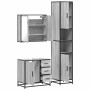 Set de muebles de baño 3 pzas madera contrachapada gris sonoma de , Muebles de baño - Ref: Foro24-3301078, Precio: 324,17 €, ...