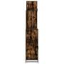 Set de muebles baño 4 pzas madera contrachapada roble ahumado de , Muebles de baño - Ref: Foro24-3301197, Precio: 428,59 €, D...