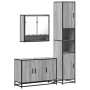 Set de muebles de baño 3 pzas madera contrachapada gris sonoma de , Muebles de baño - Ref: Foro24-3301103, Precio: 308,08 €, ...