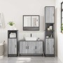 Set de muebles de baño 3 pzas madera contrachapada gris sonoma de , Muebles de baño - Ref: Foro24-3301103, Precio: 308,08 €, ...