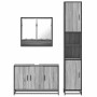 Set de muebles de baño 3 pzas madera contrachapada gris sonoma de , Muebles de baño - Ref: Foro24-3301103, Precio: 308,08 €, ...