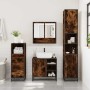 Set de muebles baño 3 pzas madera contrachapada roble ahumado de , Muebles de baño - Ref: Foro24-3301117, Precio: 290,22 €, D...