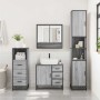 Set de muebles de baño 3 pzas madera contrachapada gris sonoma de , Muebles de baño - Ref: Foro24-3301108, Precio: 320,23 €, ...