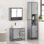 Set de muebles de baño 3 pzas madera contrachapada gris sonoma de , Muebles de baño - Ref: Foro24-3301108, Precio: 320,23 €, ...