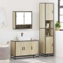 Set de muebles de baño 3 pzas madera contrachapada roble Sonoma de , Muebles de baño - Ref: Foro24-3301101, Precio: 298,72 €,...
