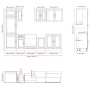 Mueble de cocina Kalmar blanco 8 piezas madera contrachapada de , Armarios de cocina - Ref: Foro24-3314811, Precio: 701,35 €,...