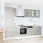 Mueble cocina Kalmar gris hormigón 8 pzas madera contrachapada de , Armarios de cocina - Ref: Foro24-3314795, Precio: 600,06 ...
