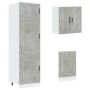 Mueble cocina Kalmar gris hormigón 8 pzas madera contrachapada de , Armarios de cocina - Ref: Foro24-3314795, Precio: 600,06 ...