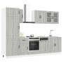 Mueble cocina Kalmar sonoma gris 8 pzas madera contrachapada de , Armarios de cocina - Ref: Foro24-3314797, Precio: 653,76 €,...