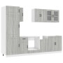 Mueble cocina Kalmar sonoma gris 8 pzas madera contrachapada de , Armarios de cocina - Ref: Foro24-3314797, Precio: 653,76 €,...