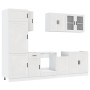 Mueble cocina Kalmar blanco de alto brillo 8 pzas de , Armarios de cocina - Ref: Foro24-3314813, Precio: 696,05 €, Descuento: %