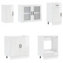 Mueble cocina Kalmar blanco de alto brillo 8 pzas de , Armarios de cocina - Ref: Foro24-3314813, Precio: 696,05 €, Descuento: %