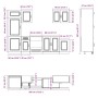 Mueble cocina Kalmar madera vieja 7 pzas madera contrachapada de , Armarios de cocina - Ref: Foro24-3314769, Precio: 573,85 €...