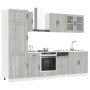 Mueble cocina Kalmar sonoma gris 8 pzas madera contrachapada de , Armarios de cocina - Ref: Foro24-3314807, Precio: 622,34 €,...