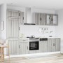 Mueble cocina Kalmar sonoma gris 8 pzas madera contrachapada de , Armarios de cocina - Ref: Foro24-3314807, Precio: 622,34 €,...
