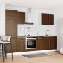 Mueble cocina Kalmar roble marrón 7 pzas madera contrachapada de , Armarios de cocina - Ref: Foro24-3314788, Precio: 566,98 €...