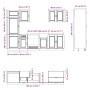 Mueble cocina Kalmar roble marrón 7 pzas madera contrachapada de , Armarios de cocina - Ref: Foro24-3314788, Precio: 566,98 €...