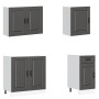 Mueble de cocina Kalmar negra 7 piezas madera contrachapada de , Armarios de cocina - Ref: Foro24-3314762, Precio: 578,49 €, ...